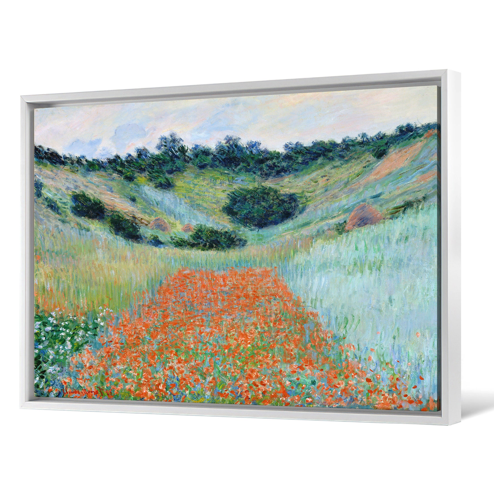 Claude Monet,poppy Field in a Hollow Near Giverny,,canvas Print