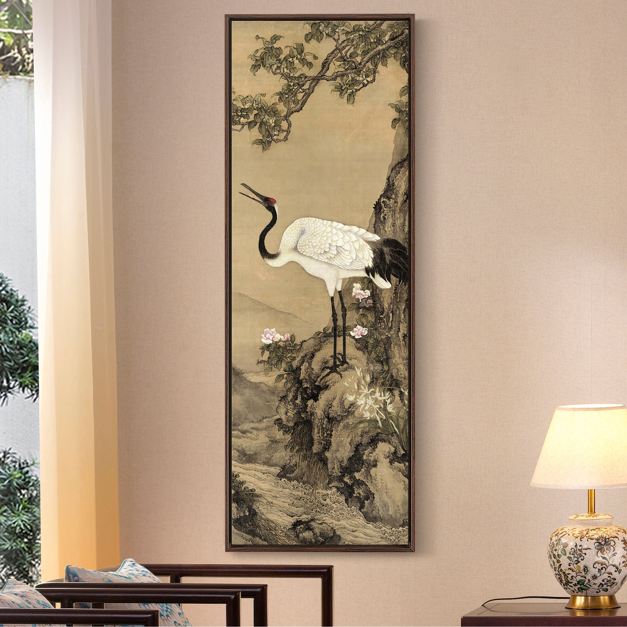 中国美術 油絵【人物画】額装 壁掛 絵画 色絵 民国 古美術