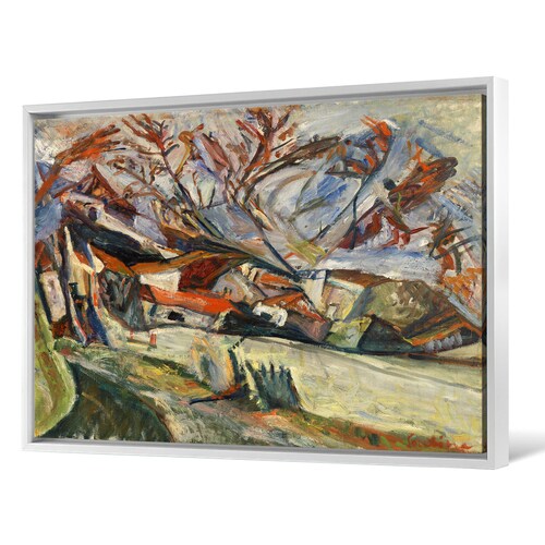 Chaim Soutine,Landscape with Houses,large wall art,framed wall shops art,canvas wall art,large canvas,M3321