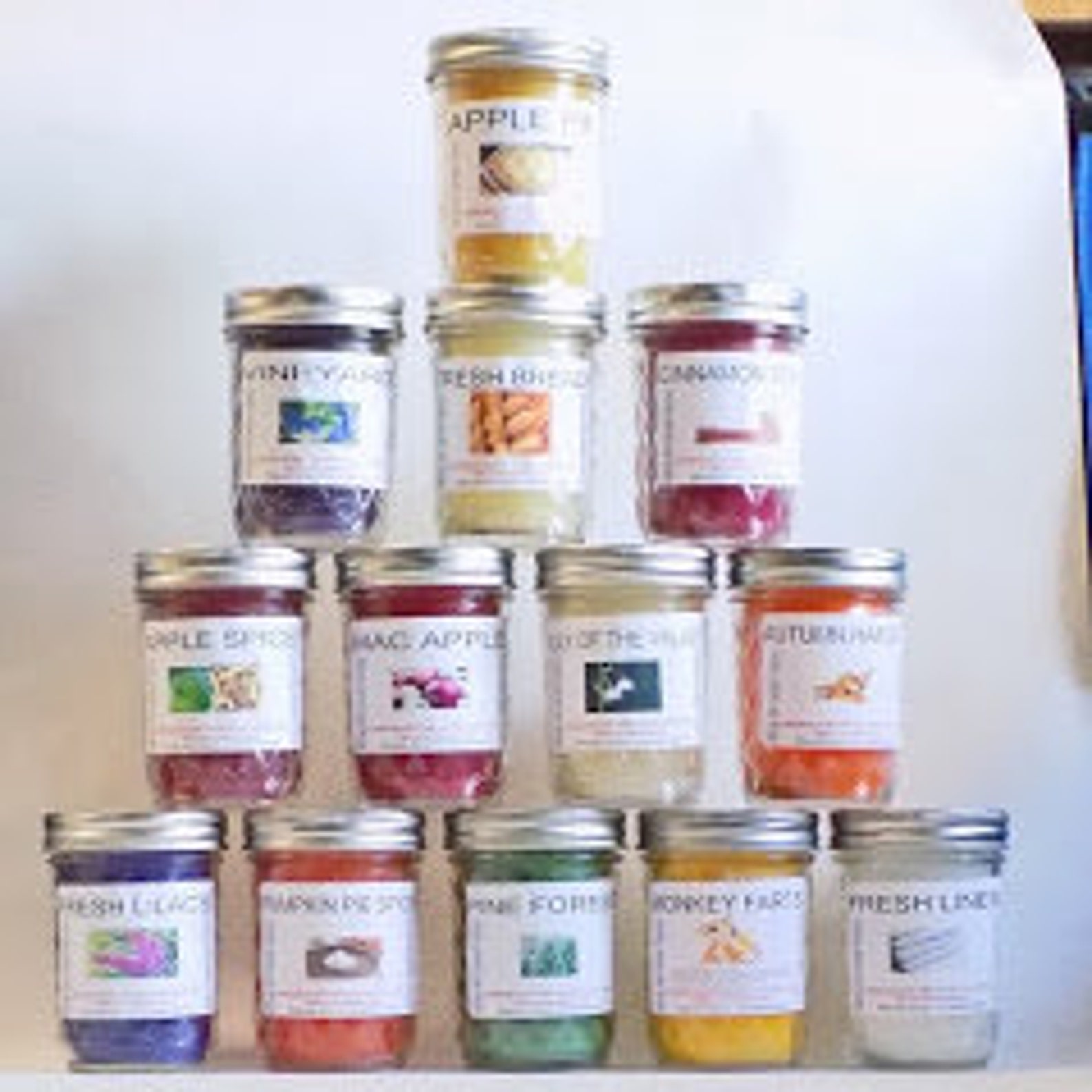 Windy Hill Candle Factory Small Jar Candles 6 Count Etsy
