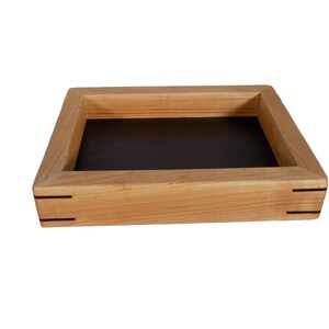Hand Crafted Artisan Made. one of a kind unique  Handcrafted Valet Tray for Keys Wallet Fine Wallet Tray in Exotic Wood is stylish luxury