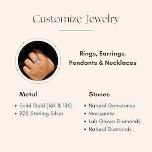 Create your personalized jewelry in 14k, 18K Solid Gold & 925 Sterling Silver | Custom Jewelry Making | Rings, Pendants, Earrings, Necklaces