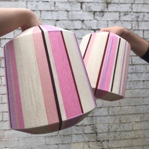 Custom Made to order hand wrapped lampshade  - PLEASE NOTE prices may vary on design, contact seller for more information