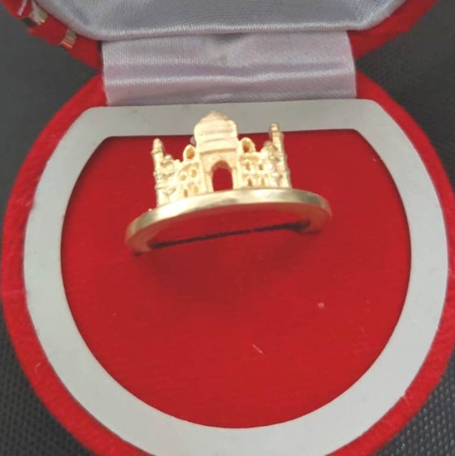 Taj Mahal Ring Pure 925 Solid Sterling Silver Ring Indian Etsy