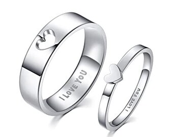 Boyfriend Girlfriend Rings - Etsy Australia