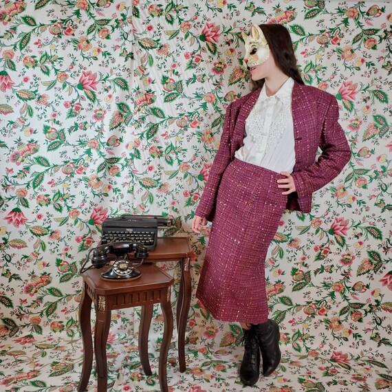 Vintage '80s blazer and skirt set