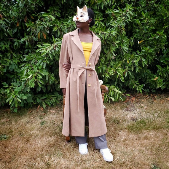 70’s Herbert Levy Brown “Skinner Ultra Suede Fabri