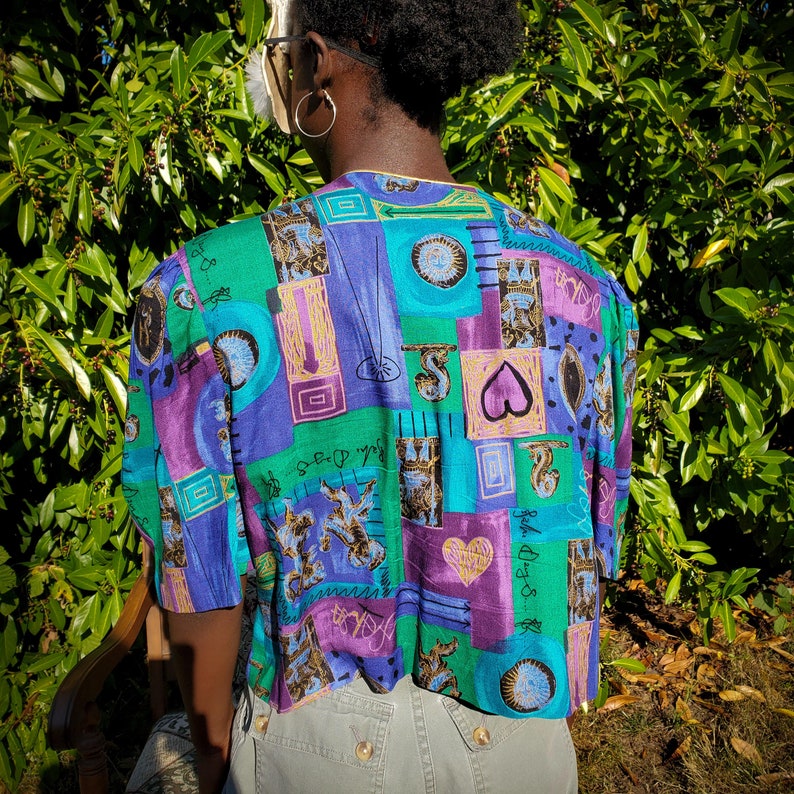 Totally 80/'s Button-up Top