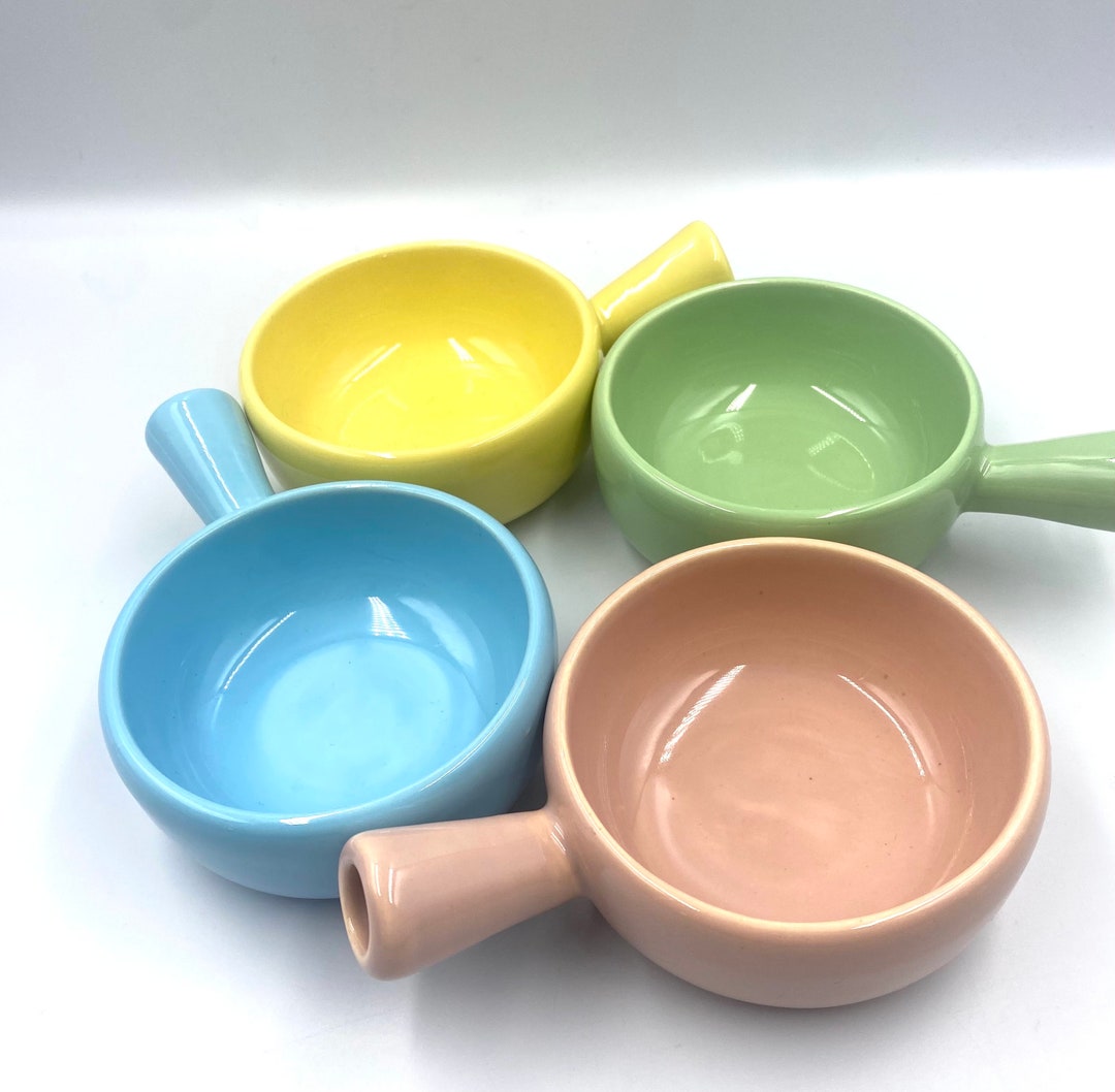Diana Set of Four Pastel Ramekins 1960s Australian Pottery Etsy