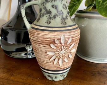 Sawa Keramik West German Pottery vase c1960s.