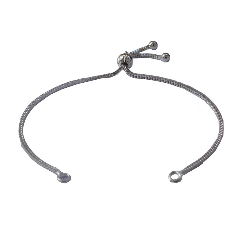 1.30 Square Snake Bracelet Making Chain Clasp in different Length