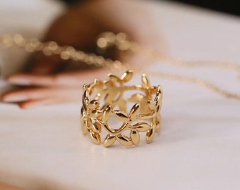 Paloma Picasso Olive Leaf Band Ring 