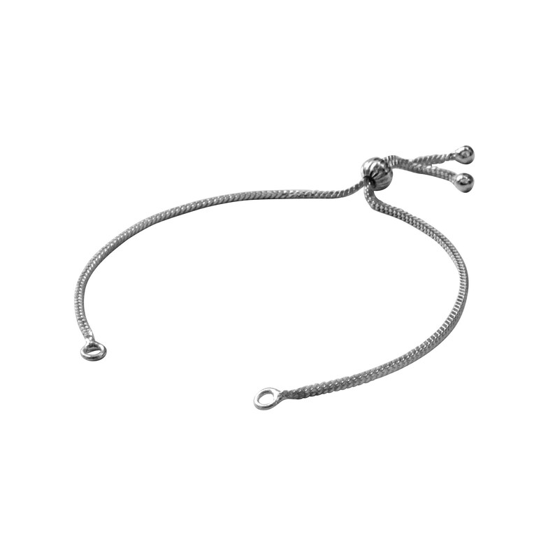 1.30 Square Snake Bracelet Making Chain Clasp in different Length