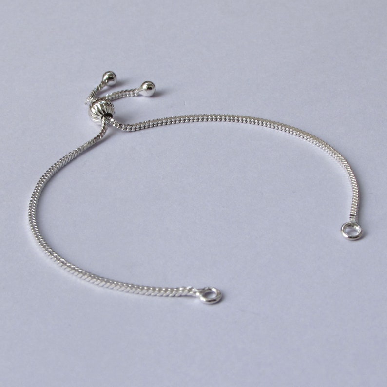 1.30 Square Snake Bracelet Making Chain Clasp in different Length