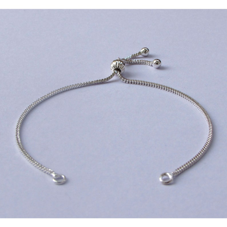 1.30 Square Snake Bracelet Making Chain Clasp in different Length