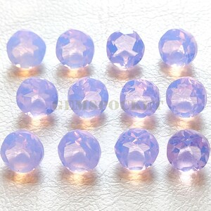 Lavender Quartz Cut Gemstone, Lavender Quartz Faceted Round Cut Gemstone, Lavender Quartz Loose Gemstone, Lavender Quartz Lot, Quartz Lot