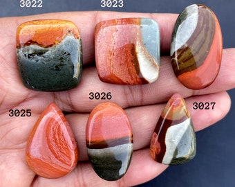 Amazing Natural Polychrome Jasper Gemstone, Polychrome Jasper Smooth Mix Cabochon, AAA Quality Loose Gemstone For Making Jewelry