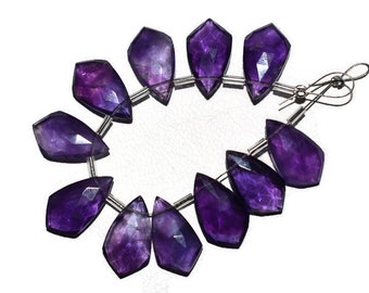 Purple Amethyst Nuggets Quartz Beads,Amethyst Quartz Beads,African Amethyst Quartz Beads,AAA Grade Quality Amethyst Briolettes Beads,16mm,8
