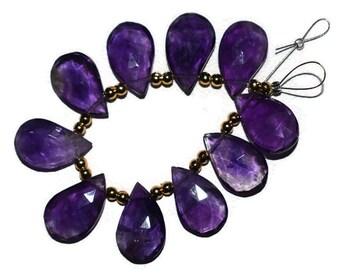 Purple Amethyst Nuggets Quartz Beads,Amethyst Quartz Beads,African Amethyst Quartz Beads,AAA Grade Quality Amethyst Briolettes Beads,16mm,8