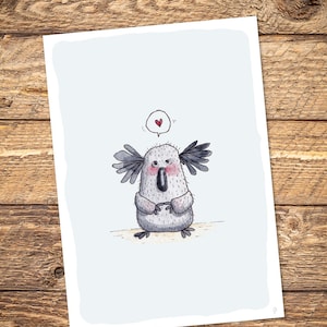Koala Postkarte "Liebe"