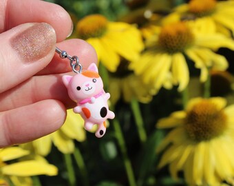 Orecchini Pendenti A Forma Di Gatto LIKGREAT: Design Kawaii Con Gattini Che Pasticciano E Bevono, Regalo Per Amanti Animali