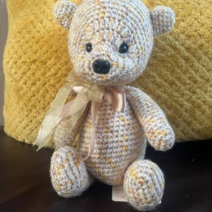 Hand Crochet 10 inch Teddy Bear