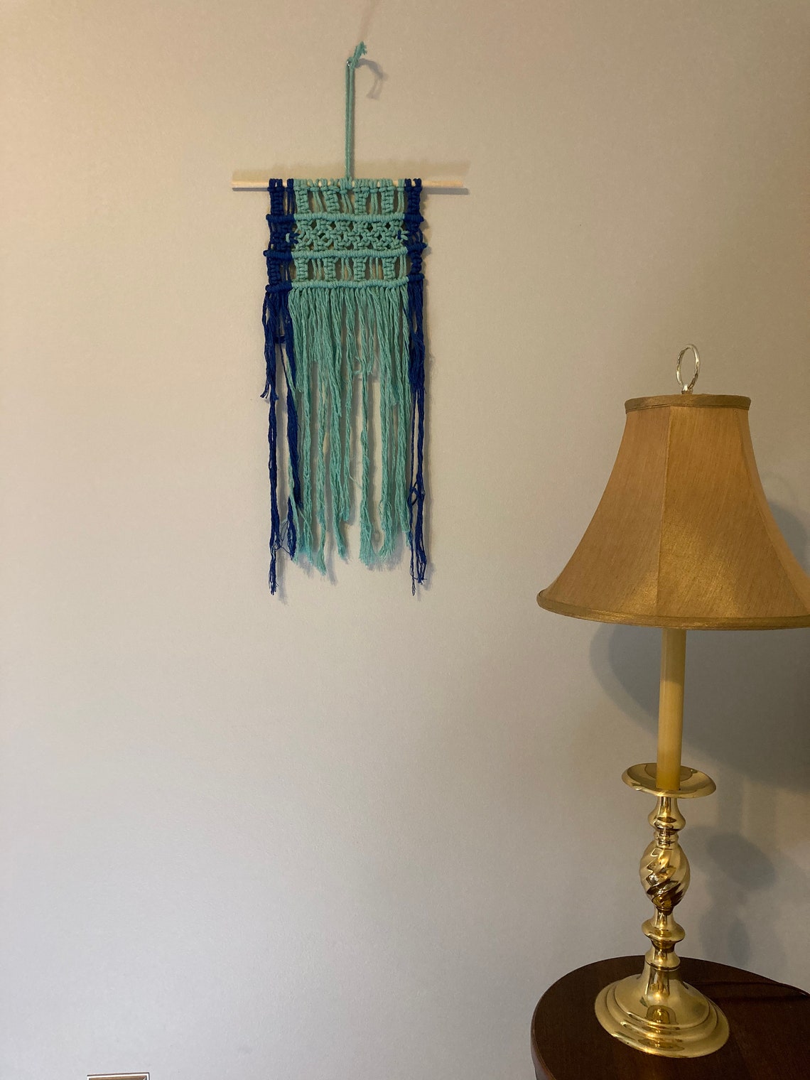 Small macrame wall hanging Etsy