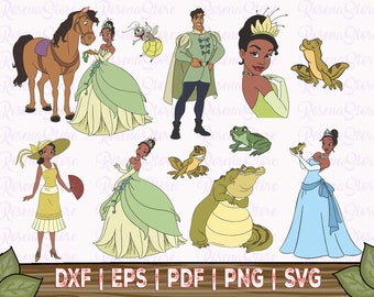 Princess Frog Svg Etsy