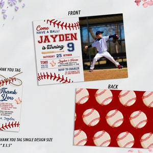 Baseball Invitation,Baseball Invite,Baseball Party,Baseball Card,Baseball Boy Party,Slugger Invitation,Baseball Birthday,Baseball Themed,Sports Party,Boy Rookie Invite,Boy Sport Invitation,Sports Invitation,Ball Games Party, thank you card