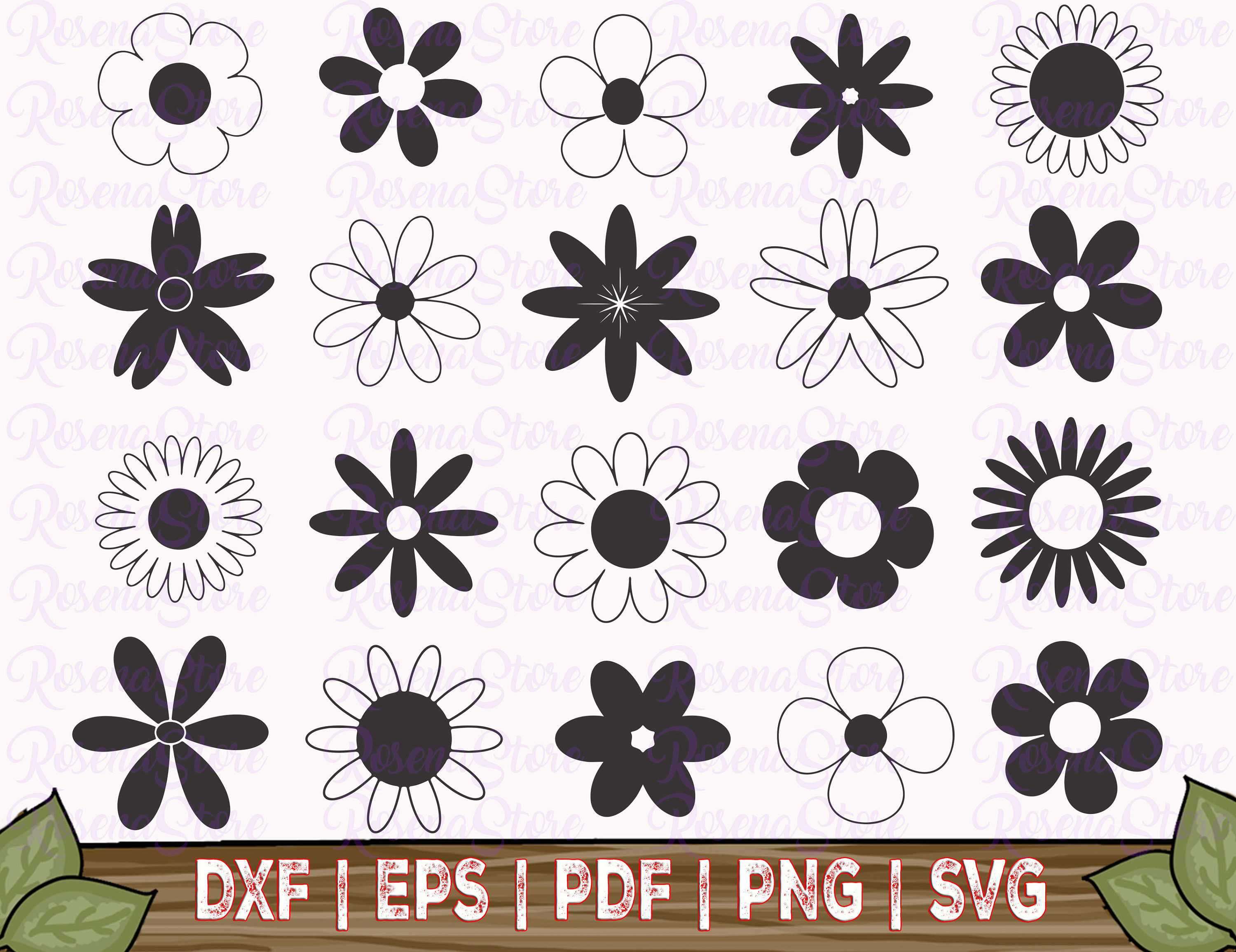 Daisy Svg Flower Svg Floral Svg Daisy Silhouette Daisy Etsy My Xxx