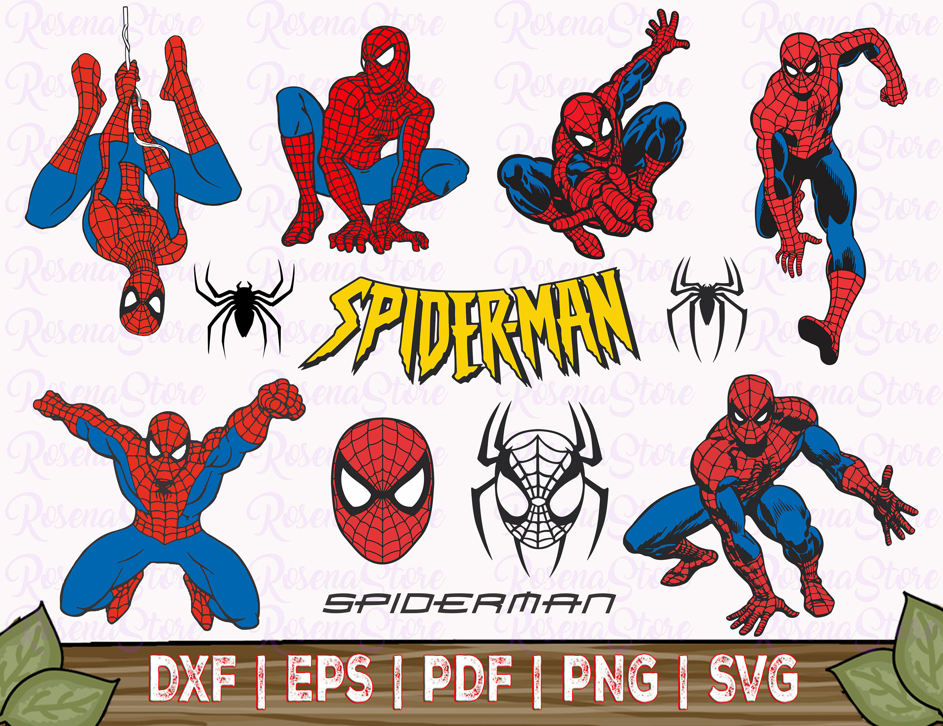 spiderman svg bundle spiderman clipart cutfiles dxf eps etsy new zealand