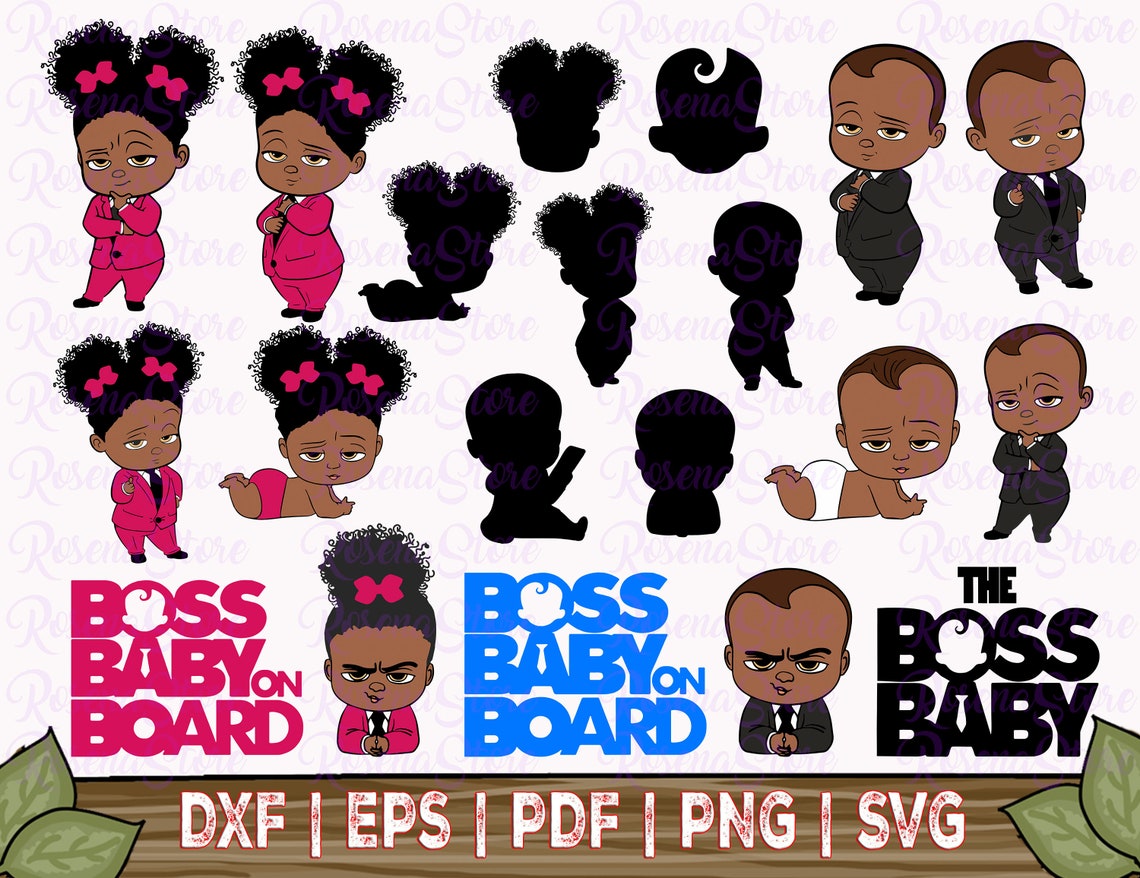 Download Boss Baby Svg Afro Boss Baby Svg Afro Boss Baby Silhouette ...