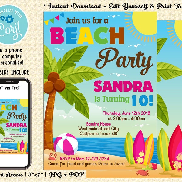 Beach Theme Party - Etsy