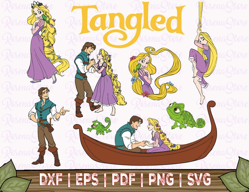 Tangled svg rapunzel svg disney princess svg tangled | Etsy