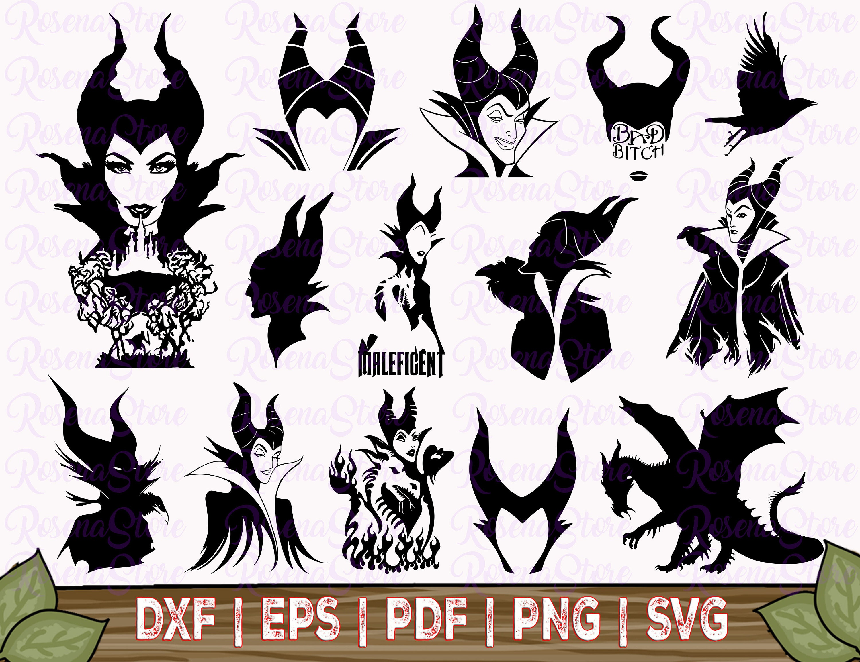 Maleficent Svg, Maleficent Clip Art, Maleficent Cut File, Maleficent …