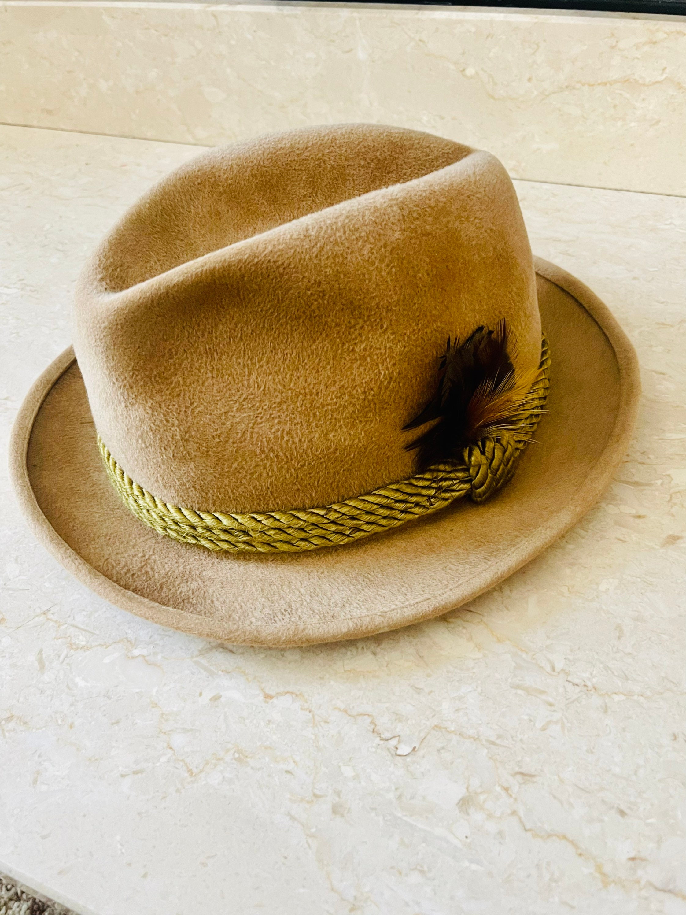 Vintage Brooks Brothers Fedora Size 7 1 