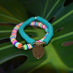 Monstera leaf  bracelet