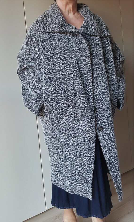 boucle wool coat