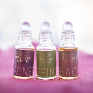 Natural Perfume Gift Set: Handmade Botanical Fragrances (5ml Roll-Ons), Vegan