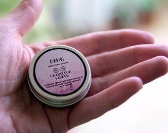 Natural solid perfume Floral citrus perfume White musk perfume Gift for her 15 ml Jasmine scent Artisan perfume Feminine Travel friendly