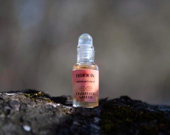 Aceite de perfume artesanal natural: aroma amaderado y resinoso - Roll-on de 5 ml