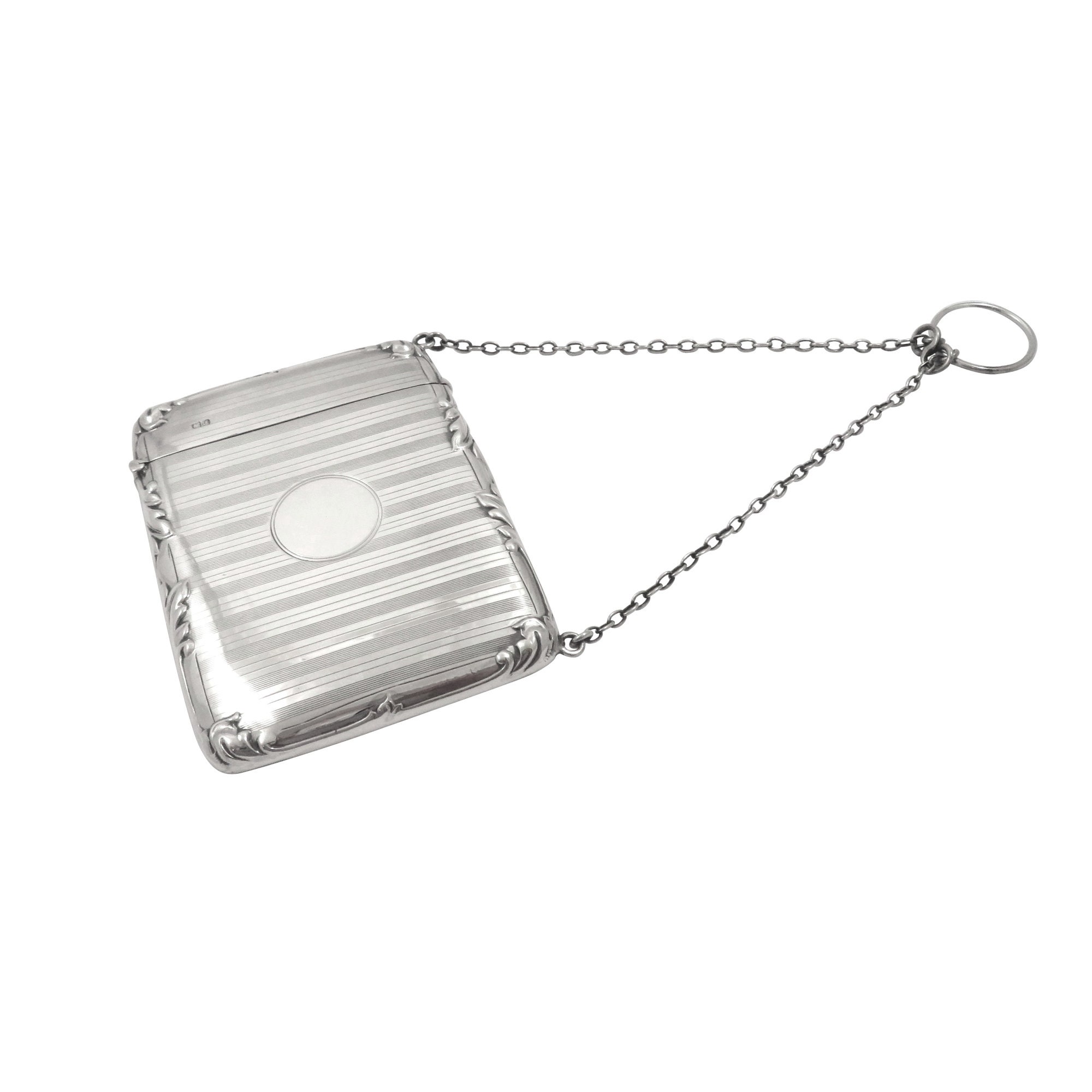 1911年 イギリス 銀製 カードケース アンティーク