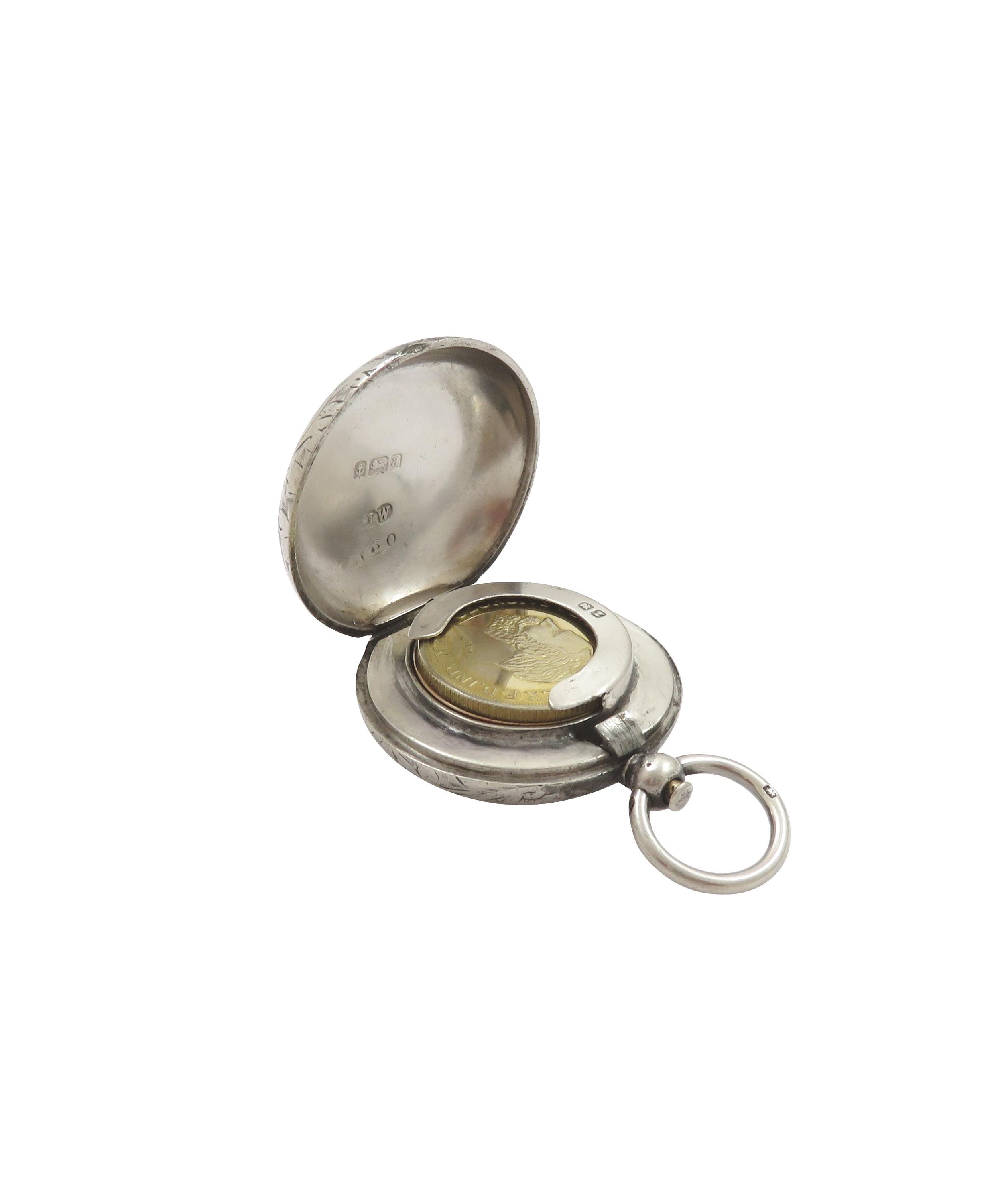 スーパーセール期間限定 Antique Victorian Sterling Silver Sovereign Case 1900 - Etsy アンティーク雑貨
