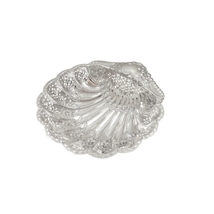 Antique Edwardian Sterling Silver 'Shell' Dish  1906