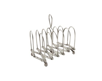 Unusual Expanding Sterling Silver Toast Rack 1995