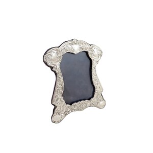 Antique Edwardian Sterling Silver 8" Photo Frame 1903