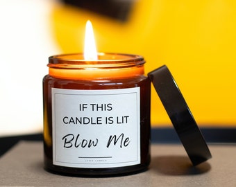 If This Candle is Lit Give Me That Dick Sticker Label Gift - Etsy