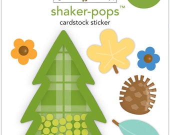 Shaker Pops!  Doodlebug Design, 3 D Stickers doodlepops.