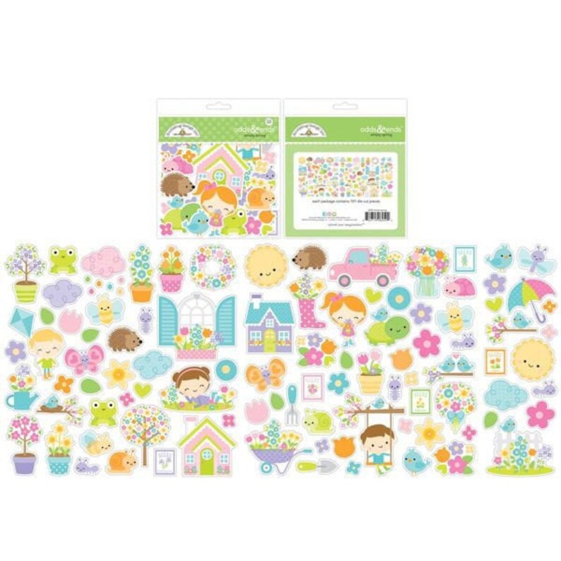 Simply Spring Odds /& ends Doodlebug Design.