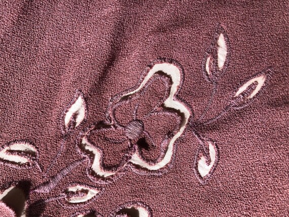 Real Vintage 1940s Purple Dress